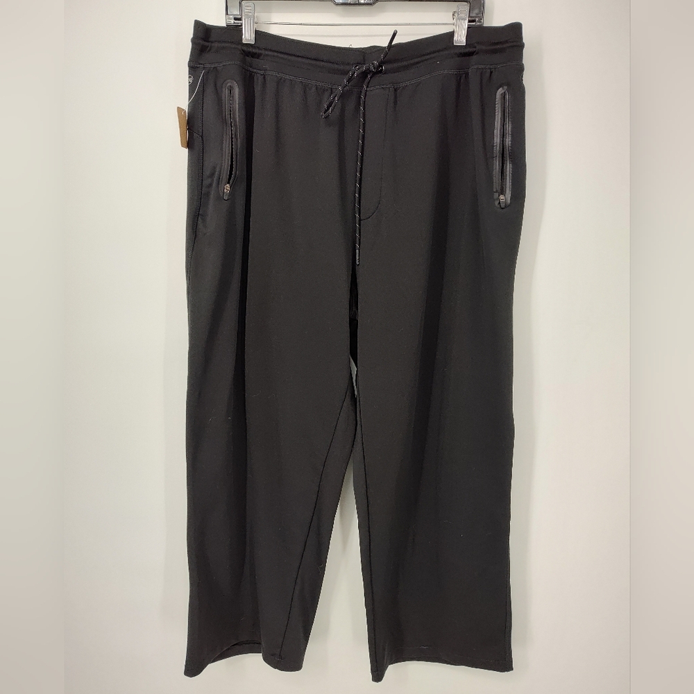 Russell Athletic Black Track Pants with Drawstring Size X Large, 40-42